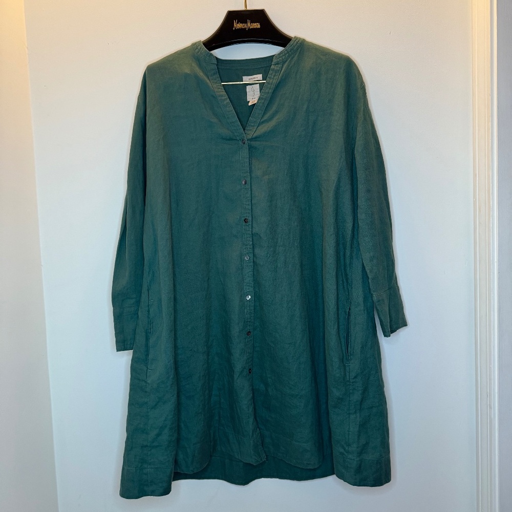 Linen Shirt Dress by Joie